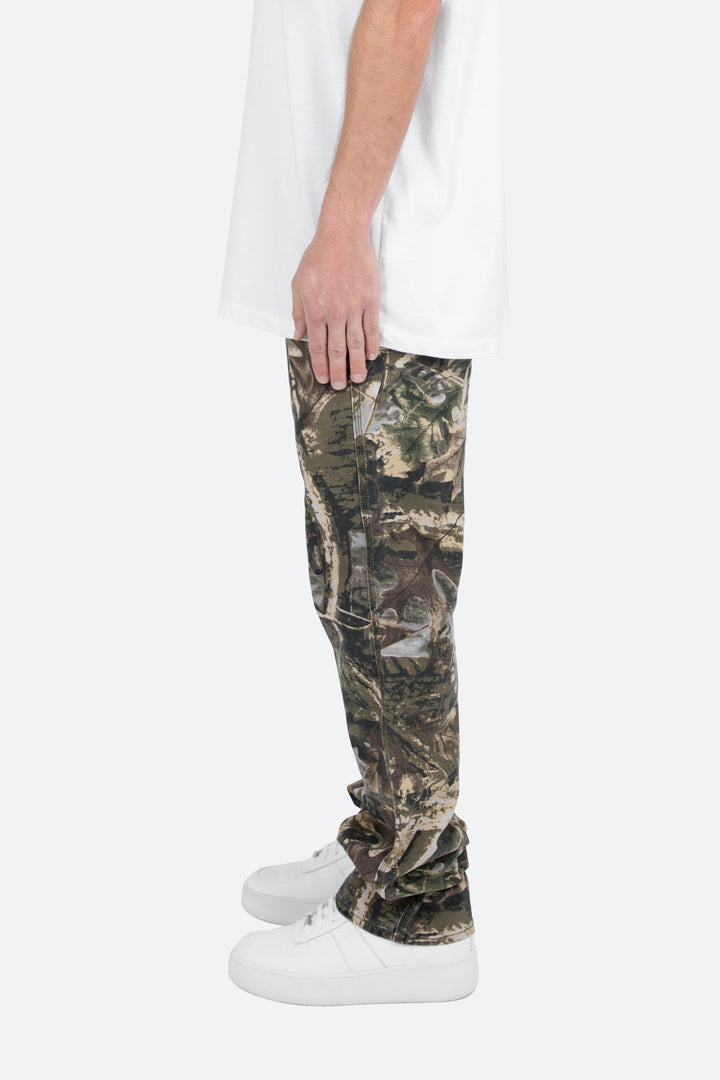Ethan | Avslappnad Baggy Hunter Camo Jeans med Vintagetvätt 4