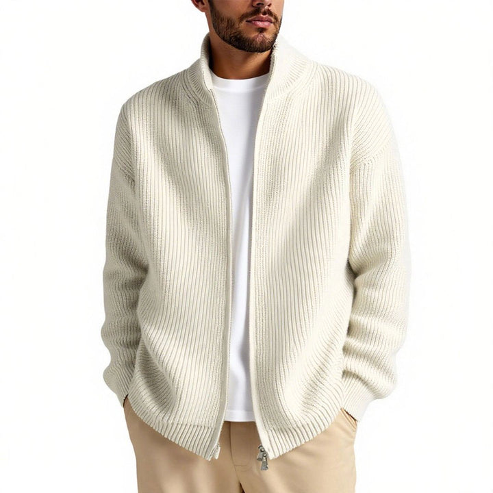 Ethan | Avslappnad Cardigan med Öppen Front 0
