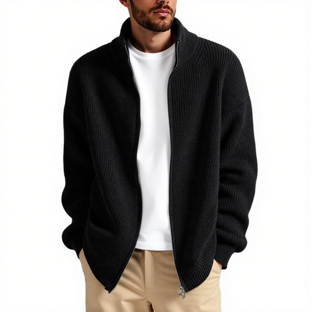 Ethan | Avslappnad Cardigan med Öppen Front 1