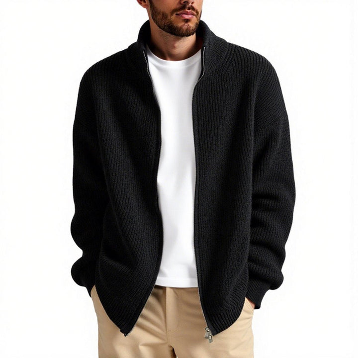 Ethan | Avslappnad Cardigan med Öppen Front 1