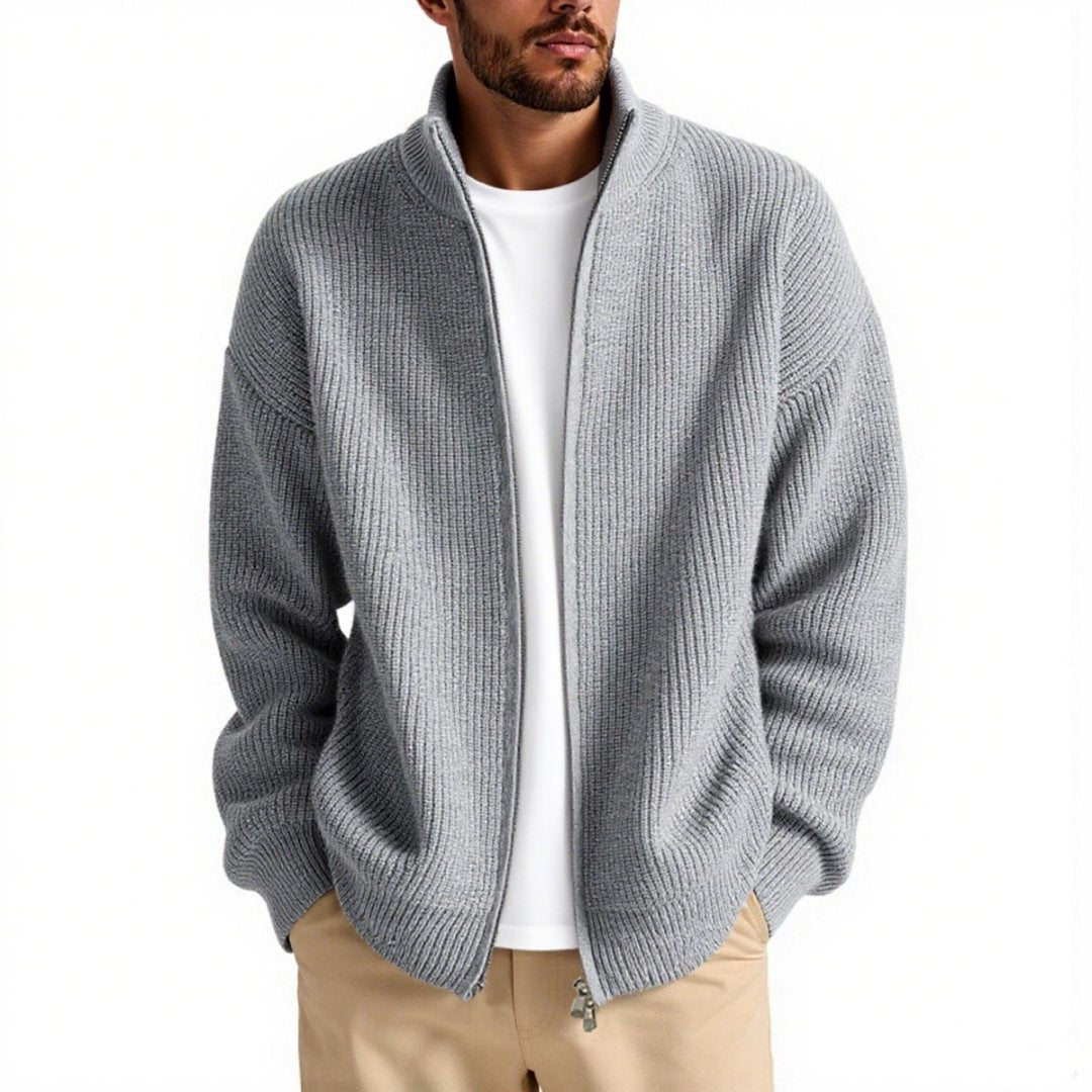 Ethan | Avslappnad Cardigan med Öppen Front 3