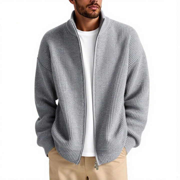 Ethan | Avslappnad Cardigan med Öppen Front 3