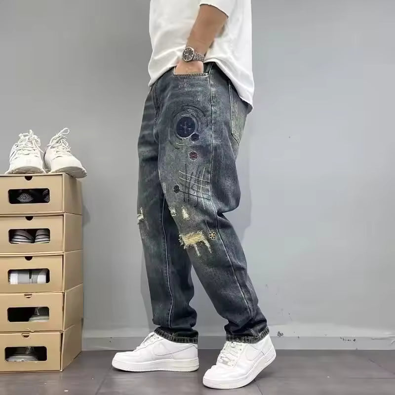 Ethan | Avslappnad Distressed Herr Jeans 2