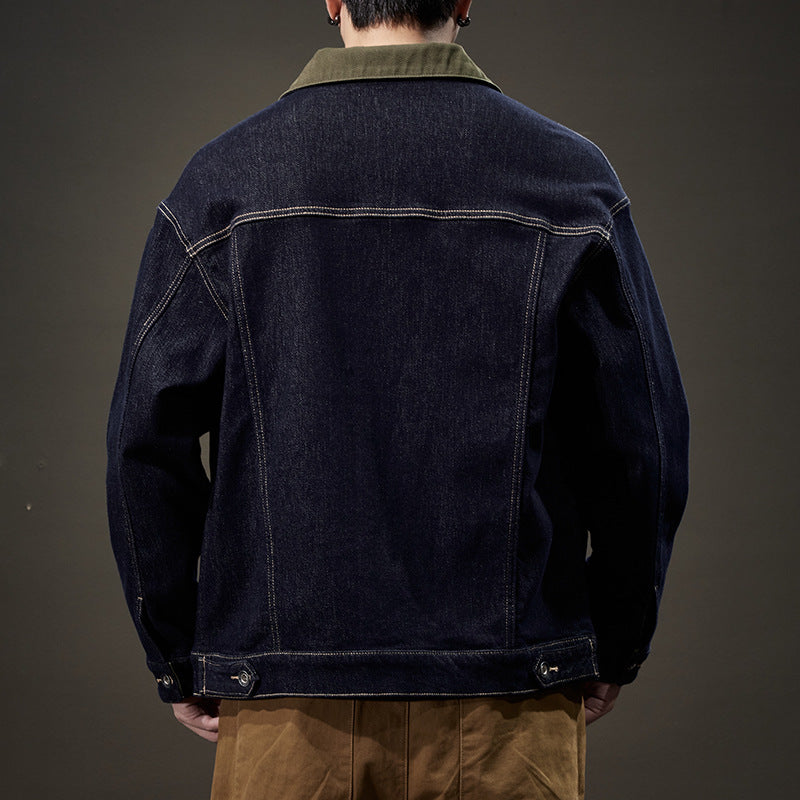 Ethan | Avslappnad Höst Denimjacka med Sidofickor 2
