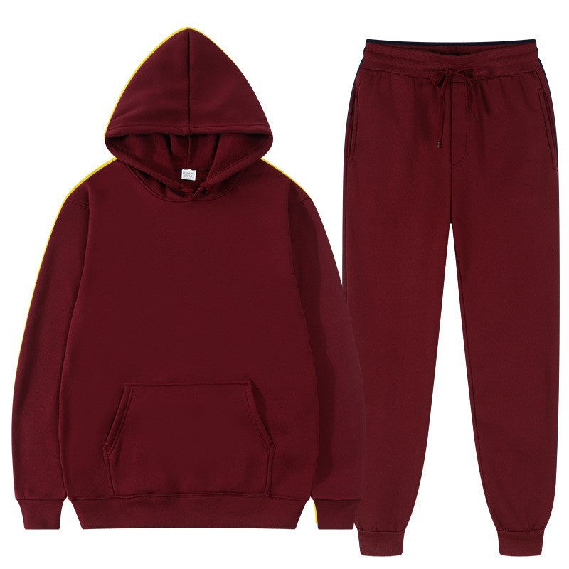 Ethan | Avslappnad Huvtröja och Sweatpants Set för Herr 12