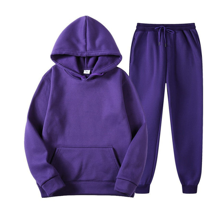 Ethan | Avslappnad Huvtröja och Sweatpants Set för Herr 13
