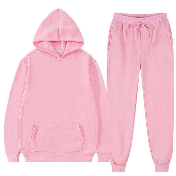 Ethan | Avslappnad Huvtröja och Sweatpants Set för Herr 14