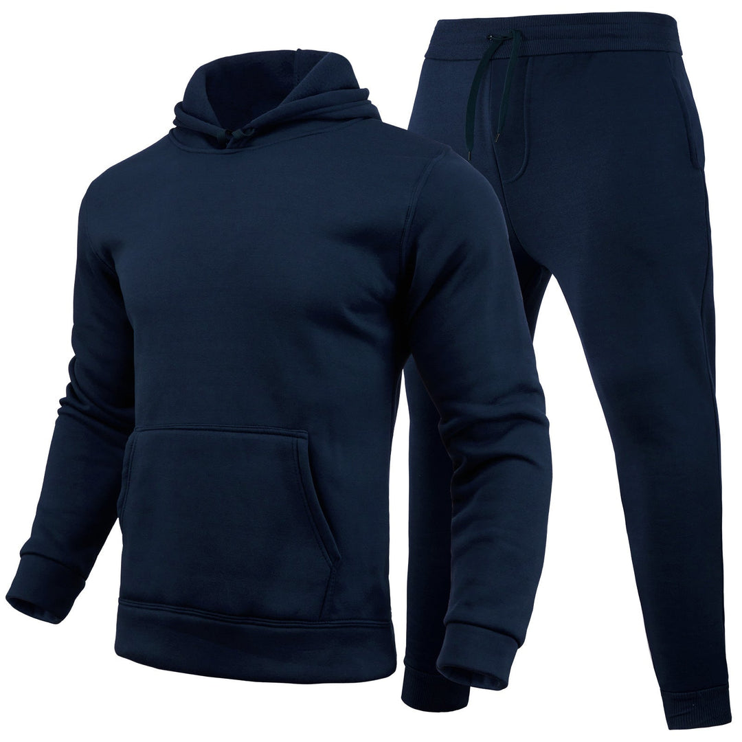 Ethan | Avslappnad Huvtröja och Sweatpants Set för Herr 5