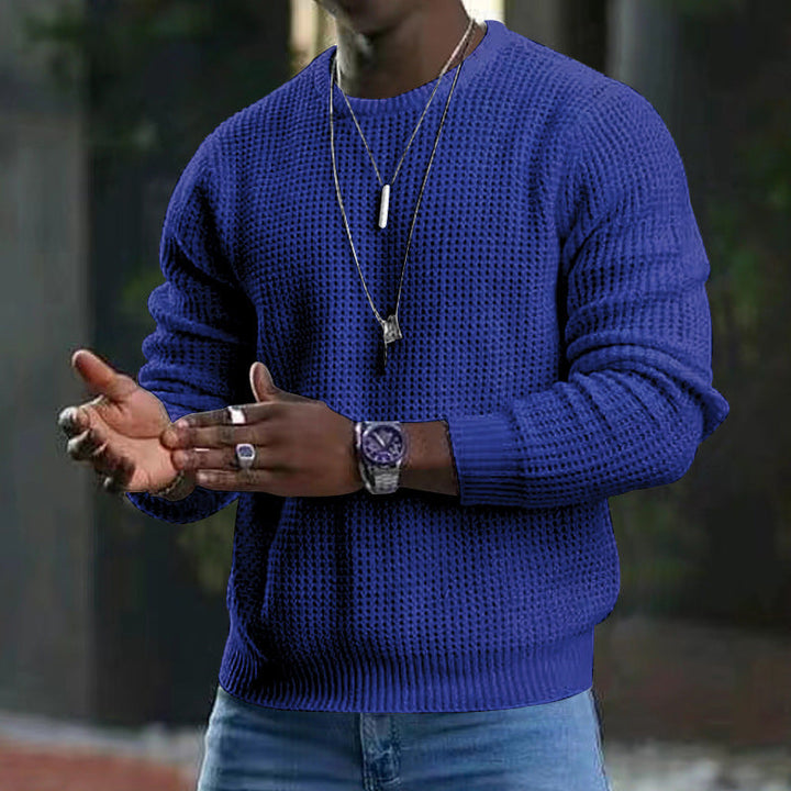 Ethan | Avslappnad Mjuk Långärmad Pullover-Tröja 2