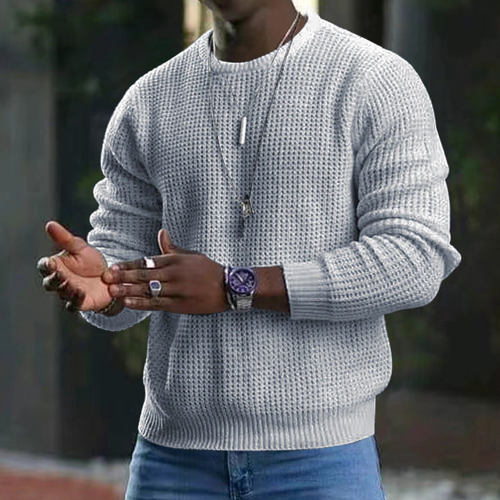 Ethan | Avslappnad Mjuk Långärmad Pullover-Tröja 3