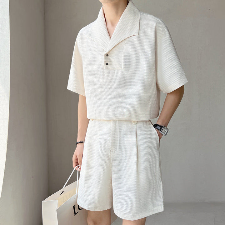 Ethan | Avslappnad T-shirt och Shorts Set i Mjuk Bomull 1