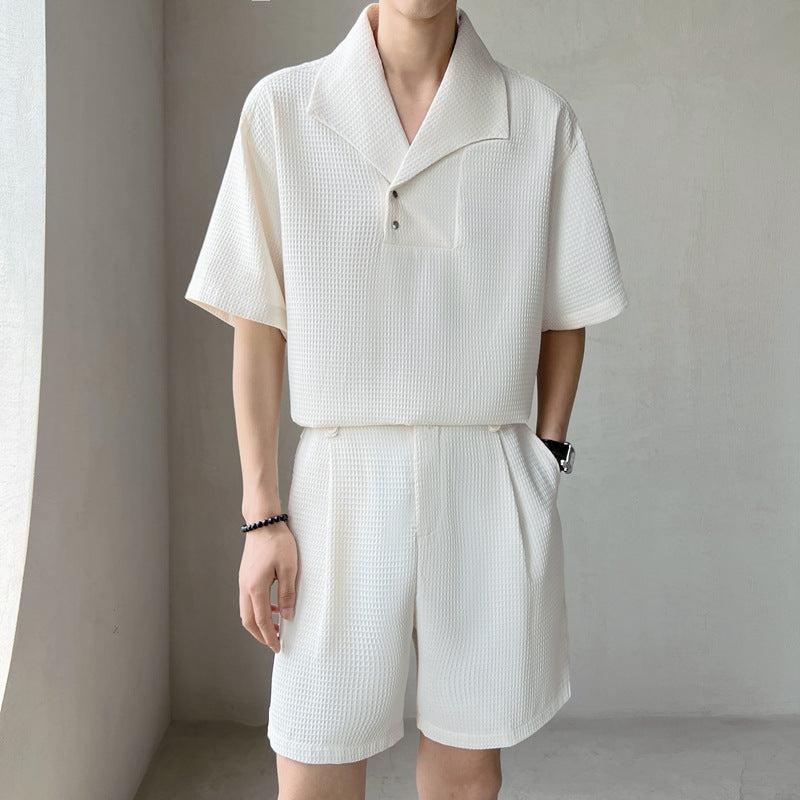 Ethan | Avslappnad T-shirt och Shorts Set i Mjuk Bomull 2