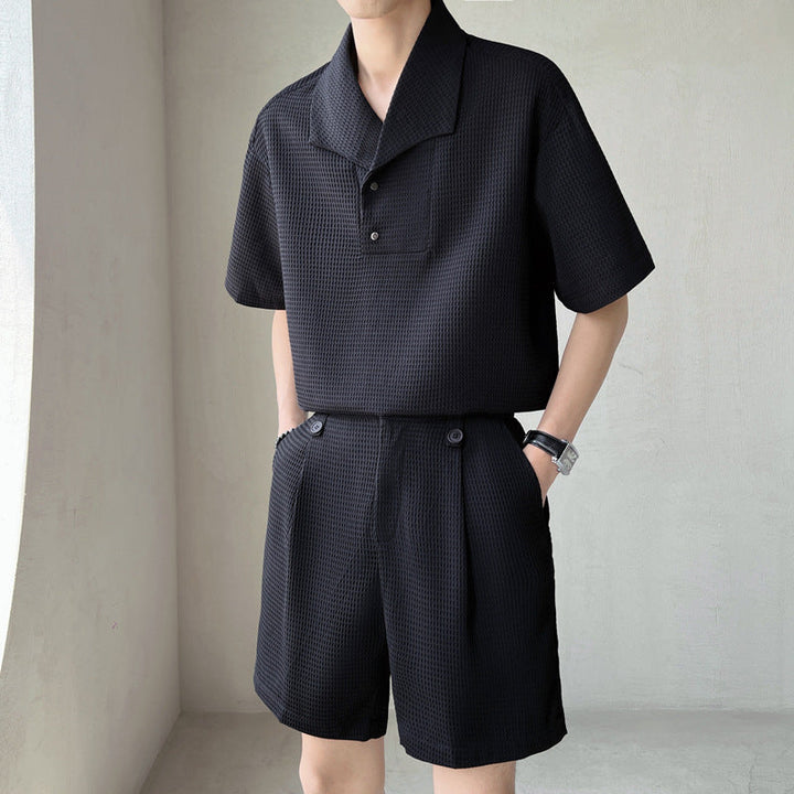 Ethan | Avslappnad T-shirt och Shorts Set i Mjuk Bomull 3