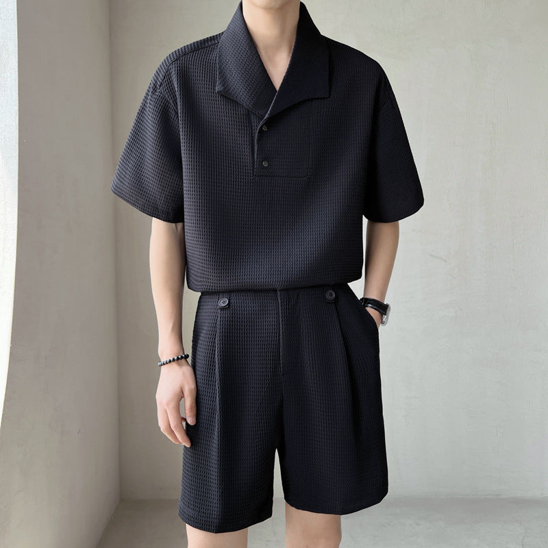 Ethan | Avslappnad T-shirt och Shorts Set i Mjuk Bomull 4