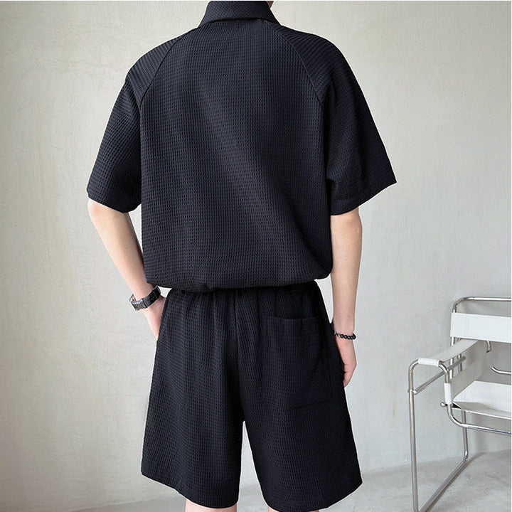 Ethan | Avslappnad T-shirt och Shorts Set i Mjuk Bomull 5