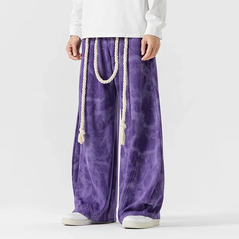 Ethan | Avslappnade Batik Sweatpants Med Vida Ben 0