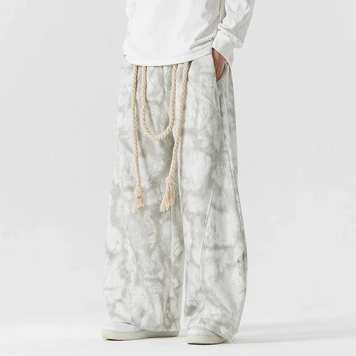 Ethan | Avslappnade Batik Sweatpants Med Vida Ben 1