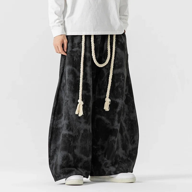 Ethan | Avslappnade Batik Sweatpants Med Vida Ben 2