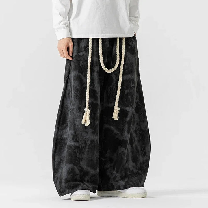 Ethan | Avslappnade Batik Sweatpants Med Vida Ben 2