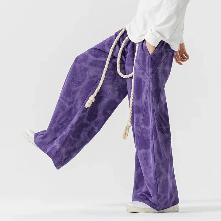 Ethan | Avslappnade Batik Sweatpants Med Vida Ben 3
