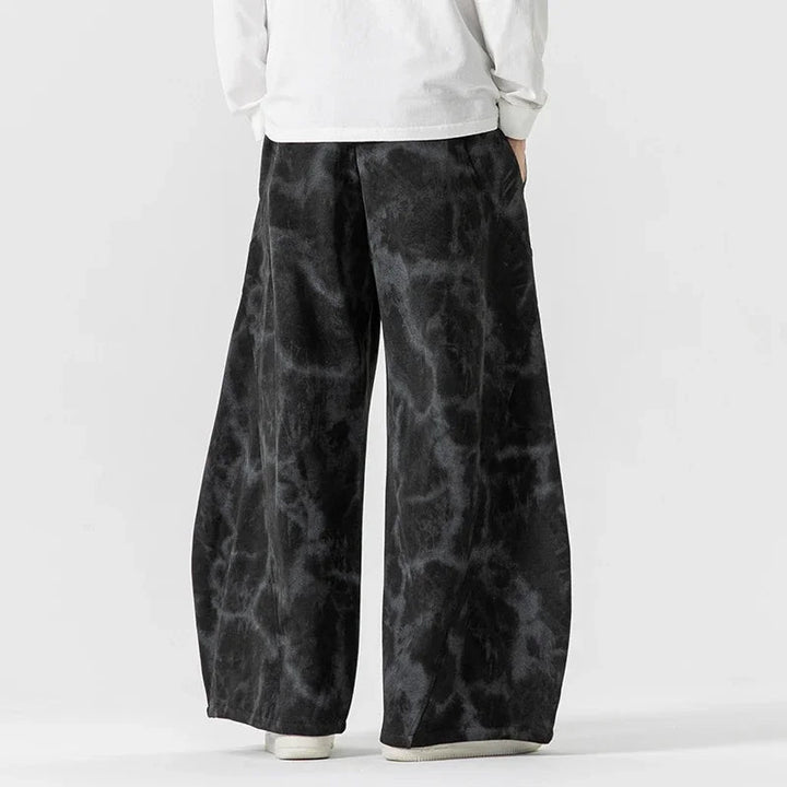 Ethan | Avslappnade Batik Sweatpants Med Vida Ben 4