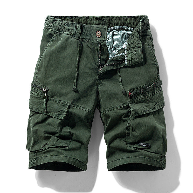 Ethan | Avslappnade Cargo Shorts med Justerbar Dragsko 0