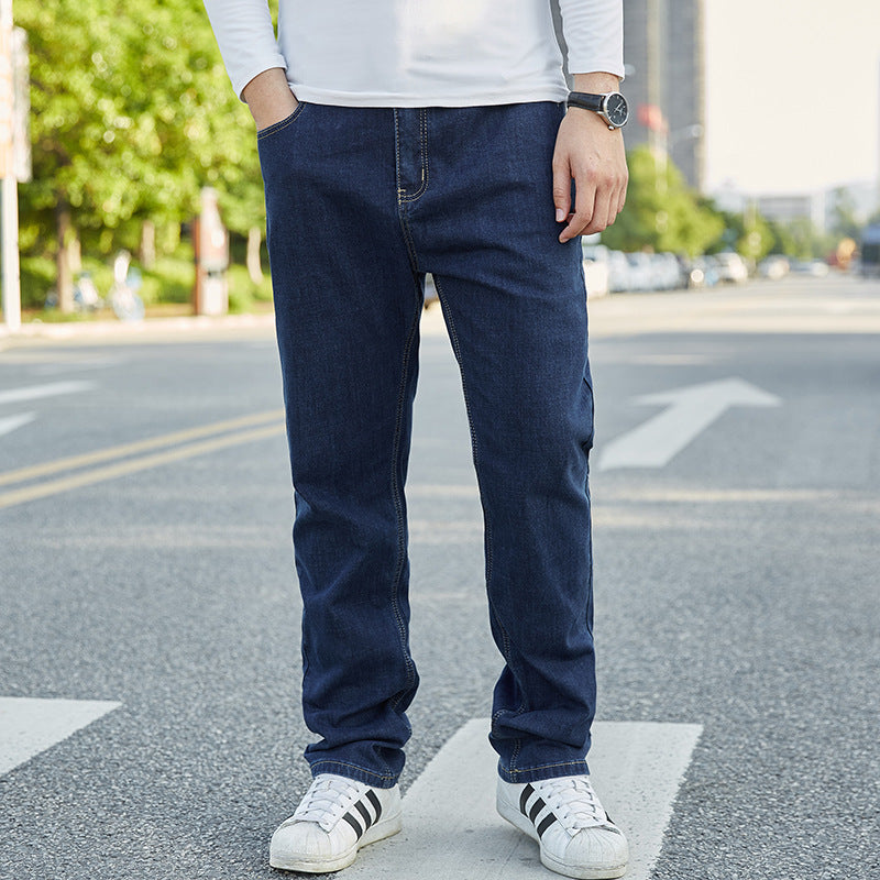 Ethan | Avslappnade Plus-Storlek Jeans med Rak Benlängd 1