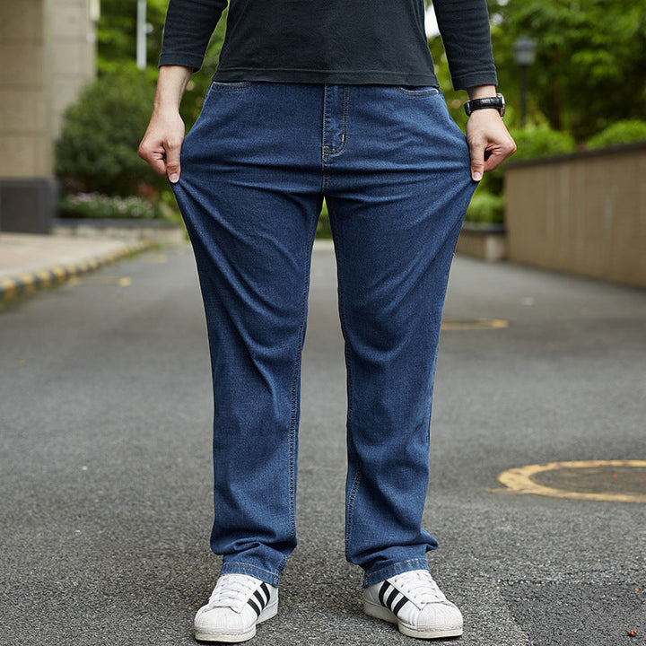 Ethan | Avslappnade Plus-Storlek Jeans med Rak Benlängd 2