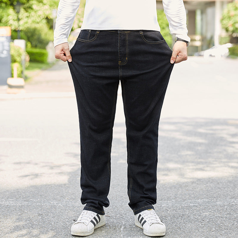 Ethan | Avslappnade Plus-Storlek Jeans med Rak Benlängd 5