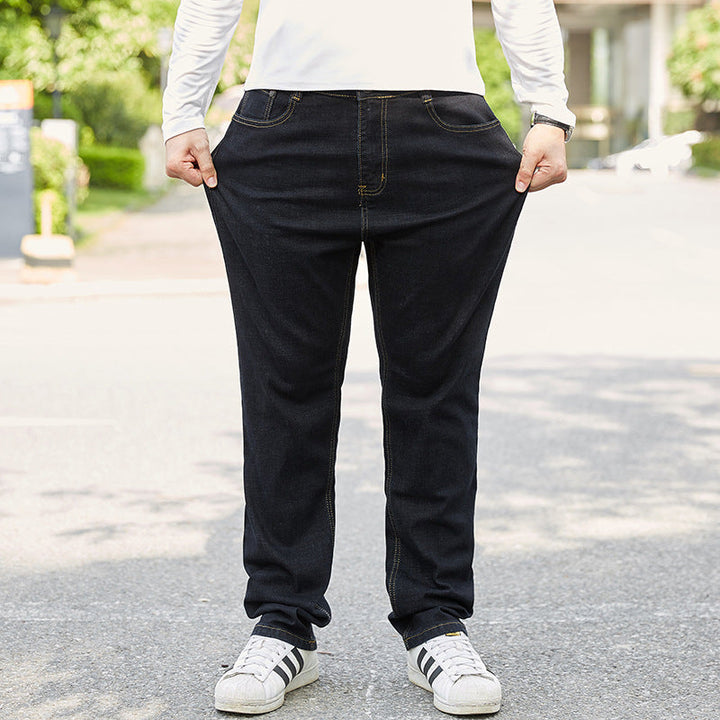 Ethan | Avslappnade Plus-Storlek Jeans med Rak Benlängd 5