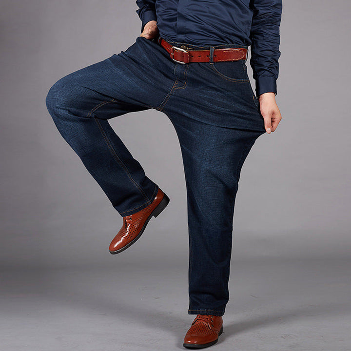 Ethan | Avslappnade Plus-Storlek Jeans med Rak Benlängd 7