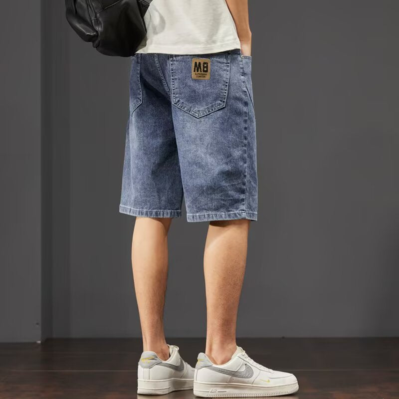 Ethan | Avslappnade Sommarjeanshorts för Män 4
