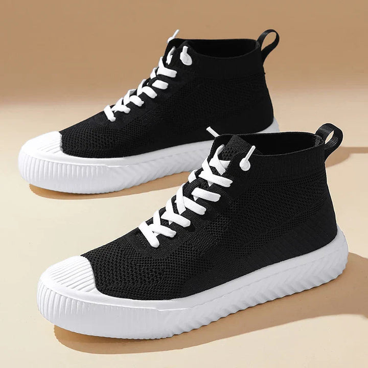 Ethan | Bekväma Höga Sneakers Dam med Stickad Ovandel och Ortopedisk Innersula 2