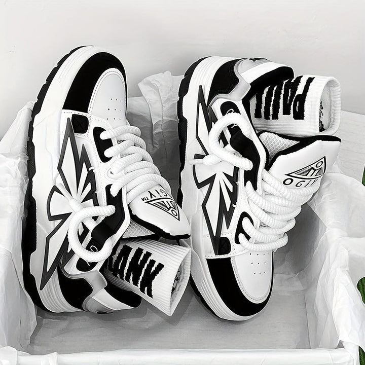 Ethan | Bekväma Sneakers med Tjock Gummisula för Vardagsbruk 2