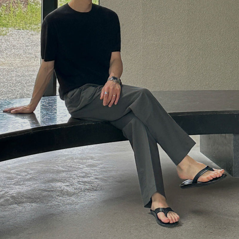 Ethan | Casual Lösa Byxor med Medelhög Midja 2