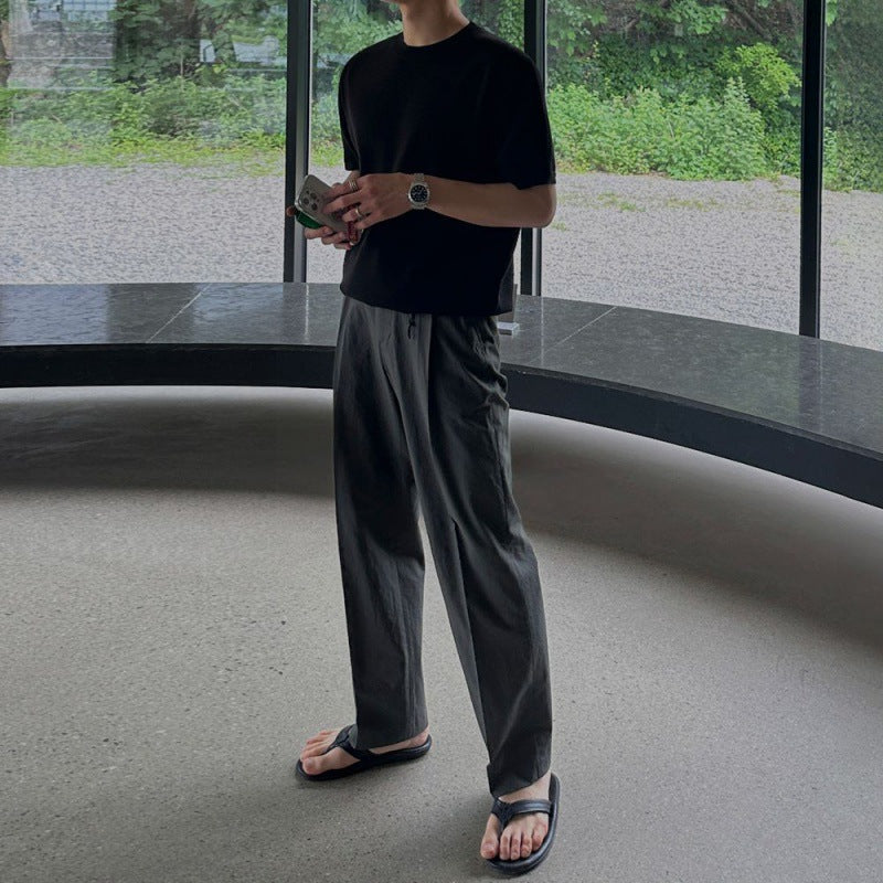Ethan | Casual Lösa Byxor med Medelhög Midja 3