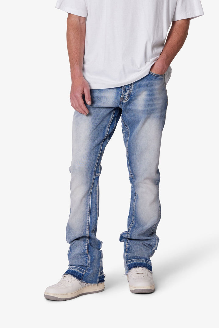 Ethan | Distressed Slim Fit Bootcut Jeans Herr 0