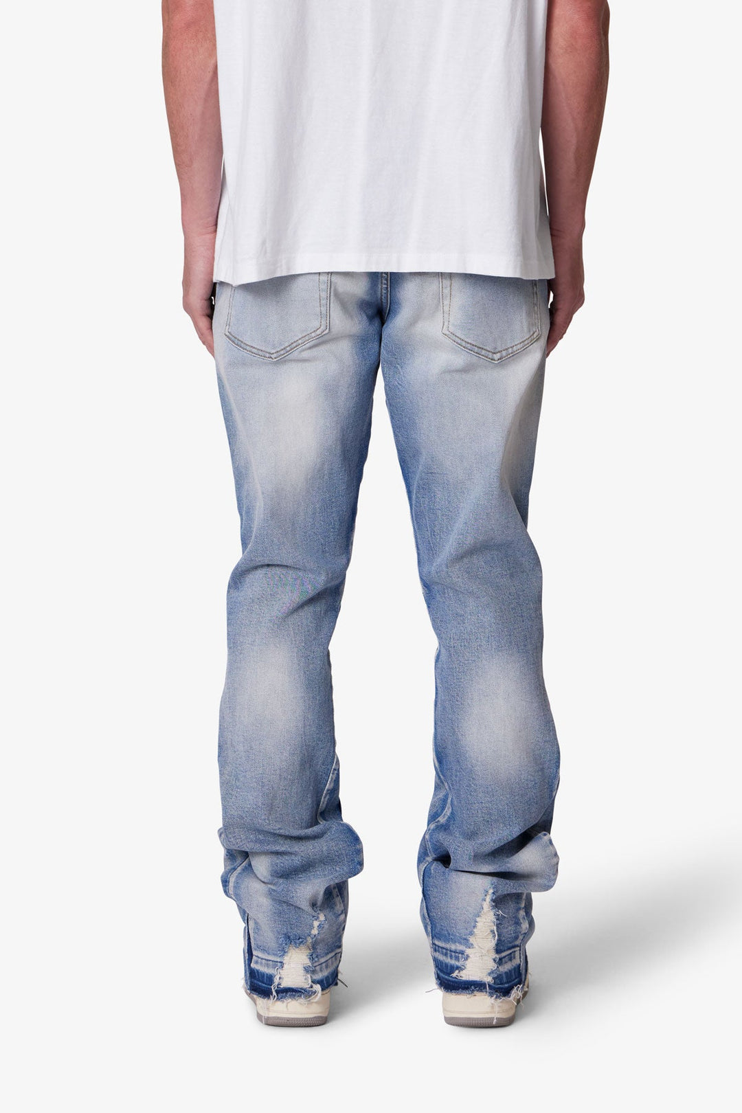 Ethan | Distressed Slim Fit Bootcut Jeans Herr 5