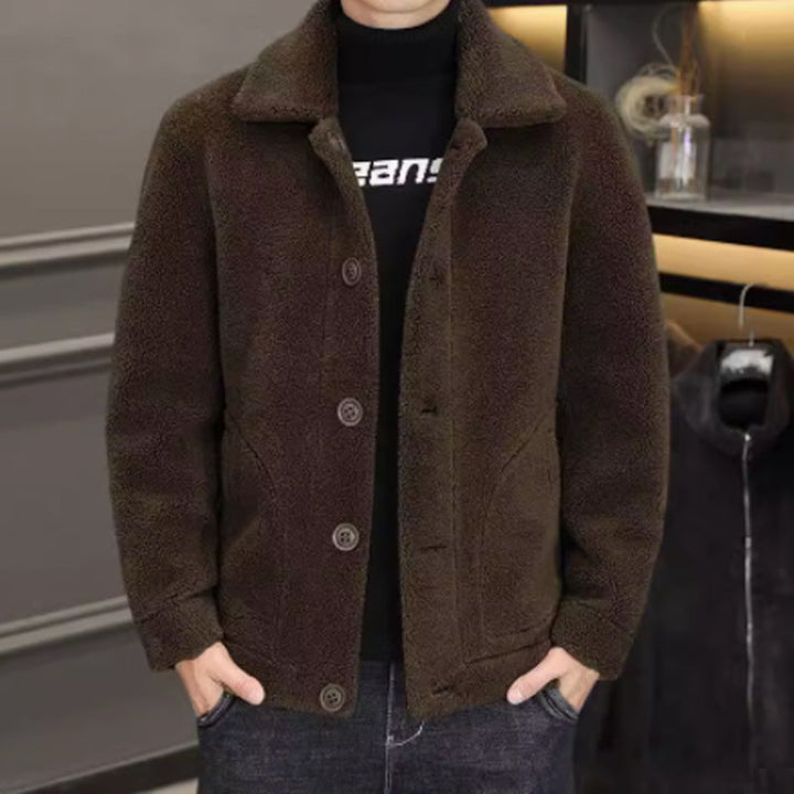 Ethan | Dubbel Sidig Vinter Fleece Kappa med Huva 5