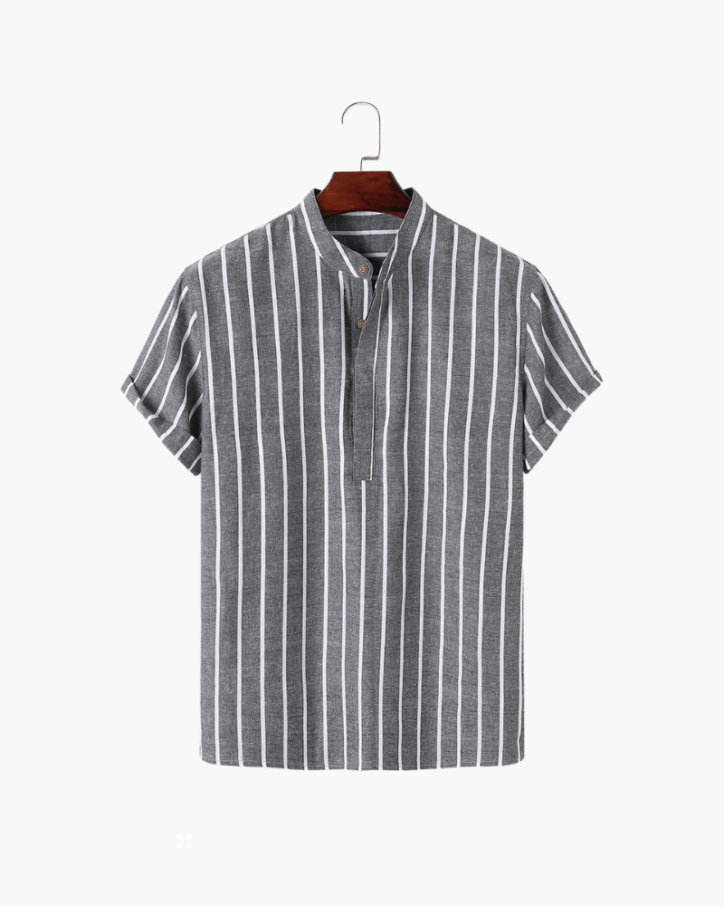 Ethan | Ekologisk Kortärmad Pikétröja med Sjöinspirerad Design 2