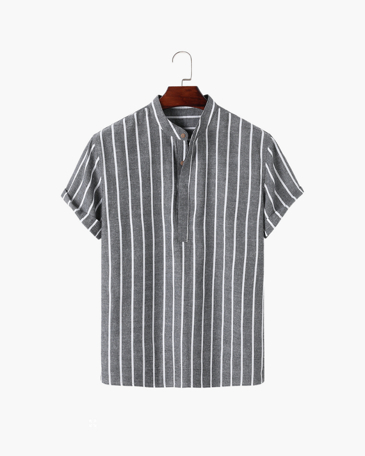 Ethan | Ekologisk Kortärmad Pikétröja med Sjöinspirerad Design 2