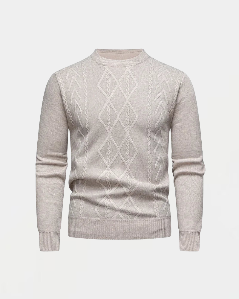Ethan | Elegant Diamantstickad Herrtröja 2
