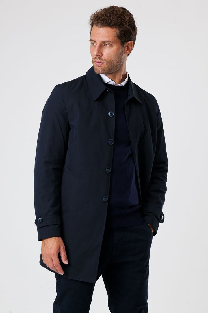 Ethan | Elegant Praktisk Vintertrenchcoat för Män 4