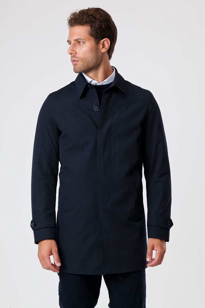 Ethan | Elegant Praktisk Vintertrenchcoat för Män 5
