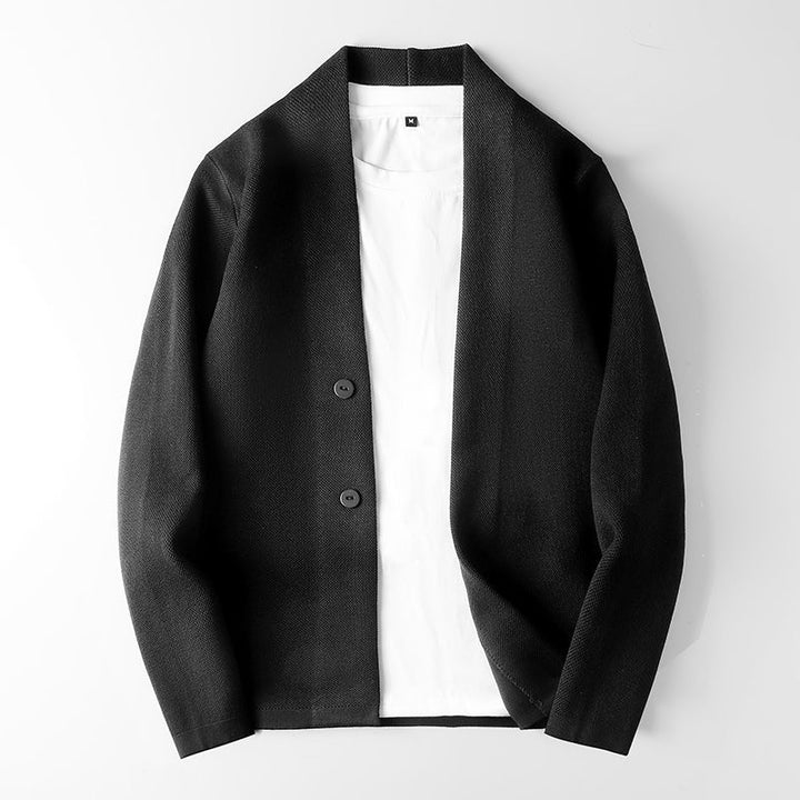Ethan | Elegant Slim Fit Cardigan för Män 0