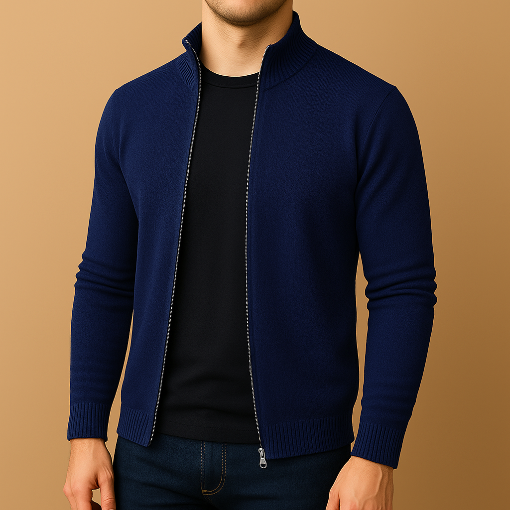 Ethan | Elegant Slim Fit Herrkofta Med Modern Design 1