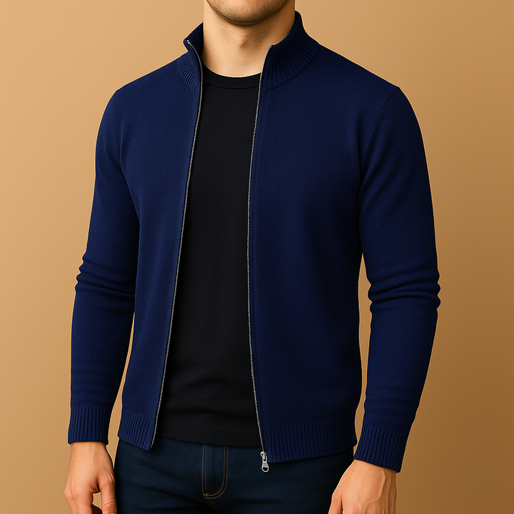 Ethan | Elegant Slim Fit Herrkofta Med Modern Design 1