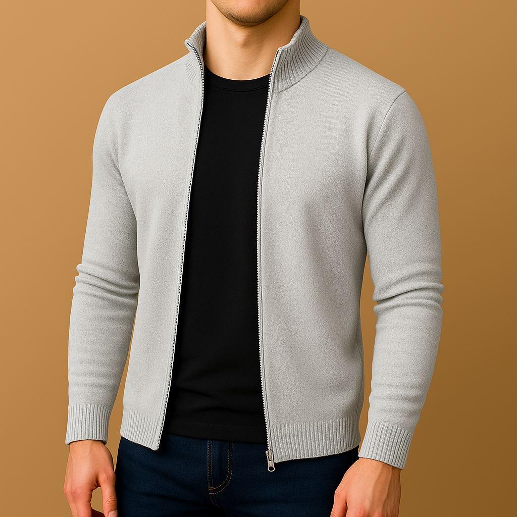 Ethan | Elegant Slim Fit Herrkofta Med Modern Design 4