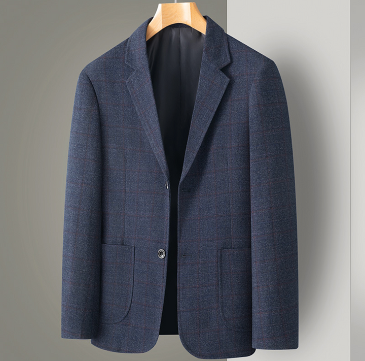 Ethan | Elegant Slim Fit Kavaj med Rutmönster 0