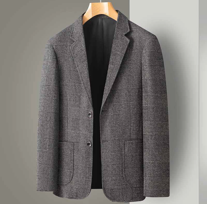 Ethan | Elegant Slim Fit Kavaj med Rutmönster 1